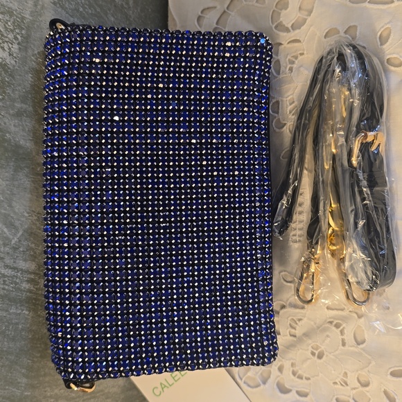 Blue and Silver Clutch - Picture 7 of 7
